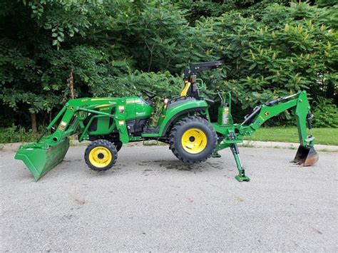 Sold 2017 John Deere 2038 Compact Tractor Loader Backhoe Regreen