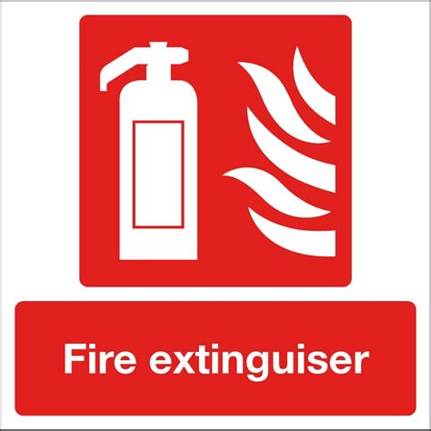 Fire Extinguisher Fire Safety Sign Signbox