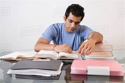 A Man Studying Stock Photo Dissolve