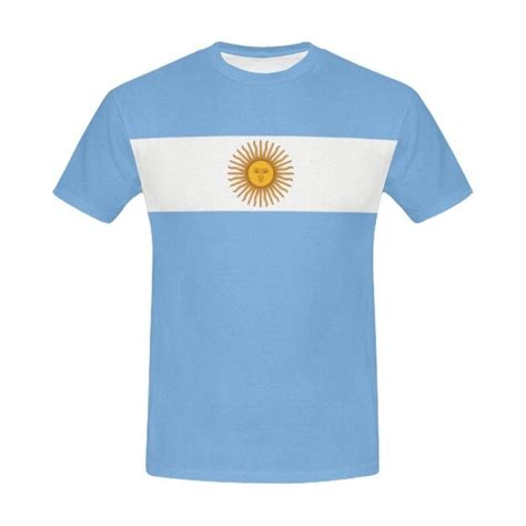 Argentina Flag All Over Print T Shirt A3 Argentina Flag Flag T Shirt