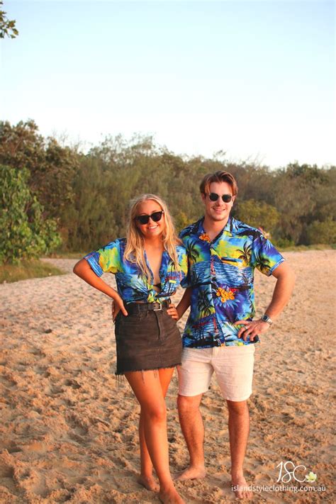 Blue Sunset Couple Matching In 2020 Island Style Clothing Festival