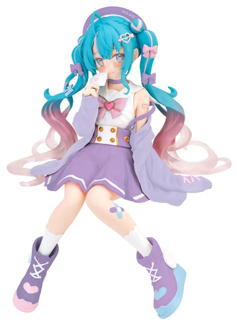Furyu Noodle Stopper Figure Hatsune Miku Love Sailor Purple Color