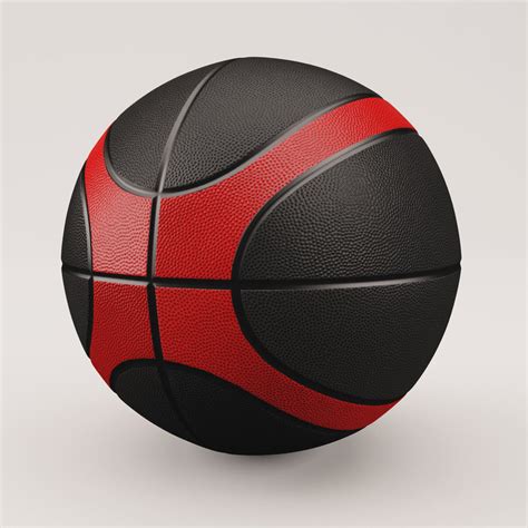 Basketball Red Black 3d Max