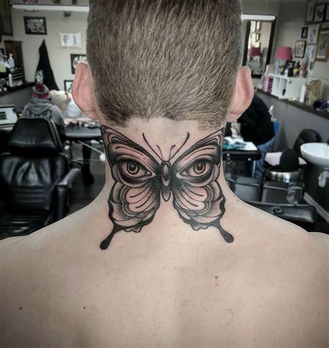 Butterfly With Eyes Tattoo Best Tattoo Ideas Gallery