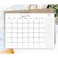 FREE PRINTABLE  Dated Monthly Planner Simply Notebooks