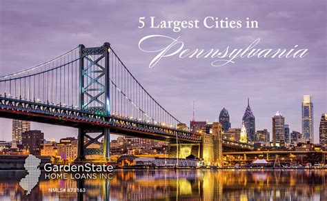 Largest Cities in Pennsylvania: The Top Five - Garden State Home Loans