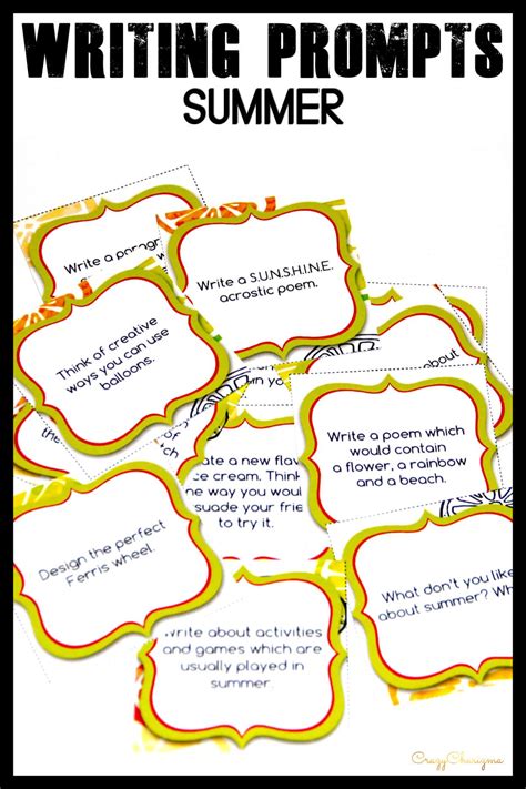 Summer Ideas And Activities Writing Prompts Summer Writing Prompts