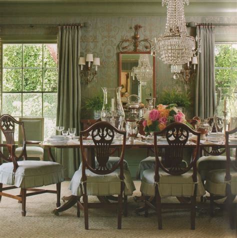 Beautiful Dining Room Love The Skirted Shield Back Chairs French