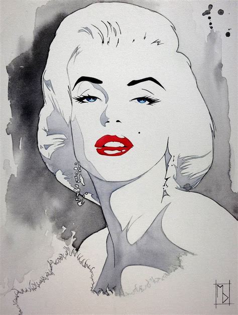 Marilyn Sold Painting By Michelle Delecki Saatchi Art