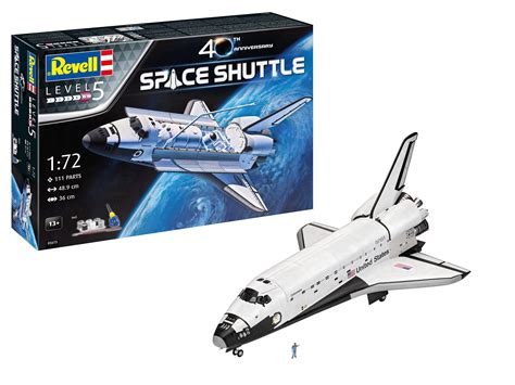 Buy Revell 172 Space Shuttle 40th Anniversary Model Kit For Building