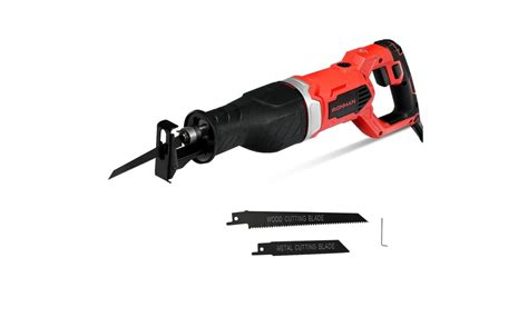 Electric Reciprocating Saw Handheld Wood And Metal Cutting Tool Kit W 3