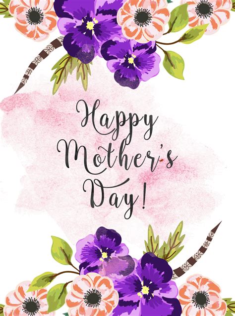 Free Printable Mother's Day Card
