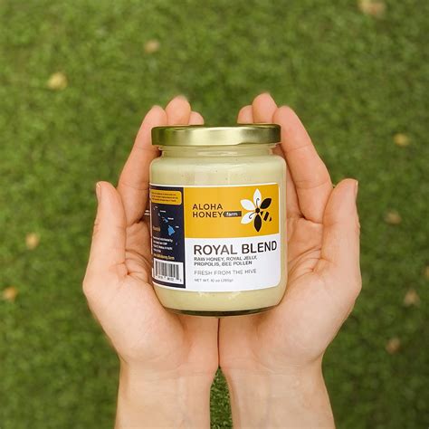 Royal Jelly Honey With Bee Pollen Organic Superfood Infused Honey Hawaii Made Gifts Etsy