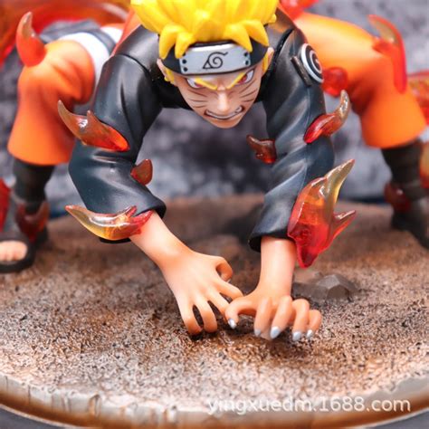 Anime Naruto Gk Nine Tailed Demon Fox Action Figure Collectible Model
