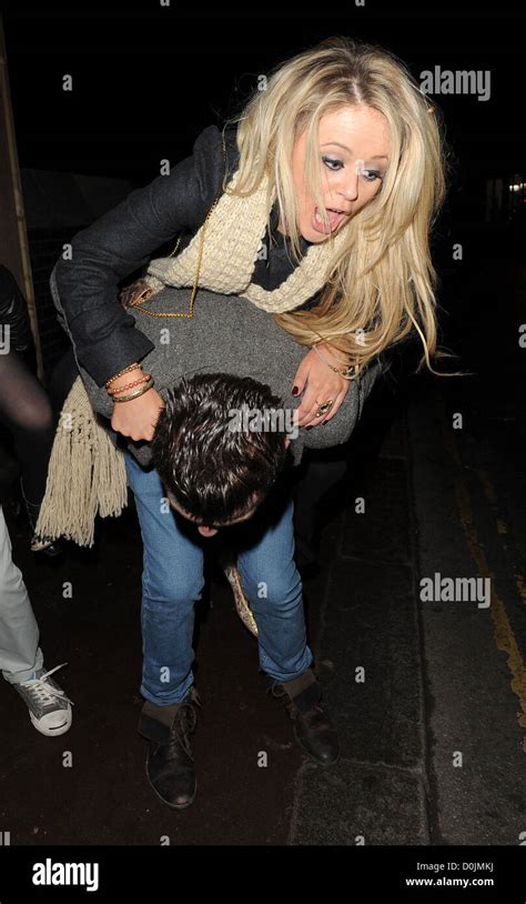 The Inbetweeners Star Emily Atack And Her Sister Martha Atack Mess Around With Two Male