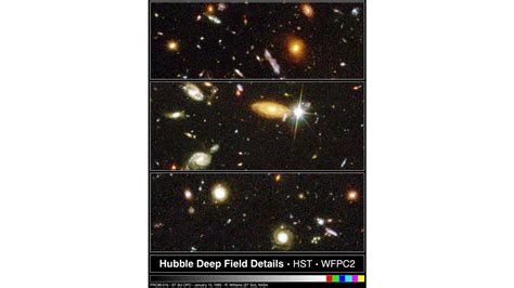 Sample Galaxies From The Hubble Deep Field Image Hubblesite