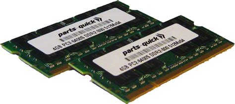 Computers And Accessories 8gb 2x 4gb Pc2 6400 Ddr2 800mhz 200 Pin Sodimm Laptop Notebook Memory