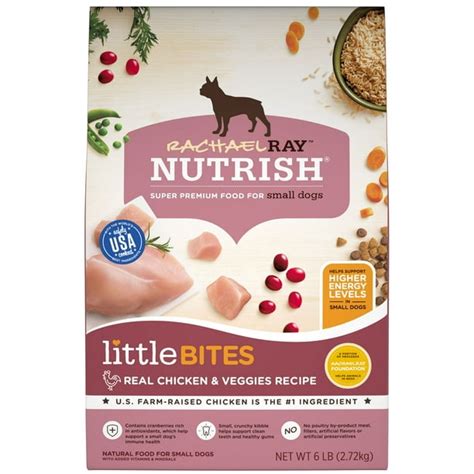 Rachael Ray Nutrish Little Bites Small Breed Natural Dry Dog Food Real