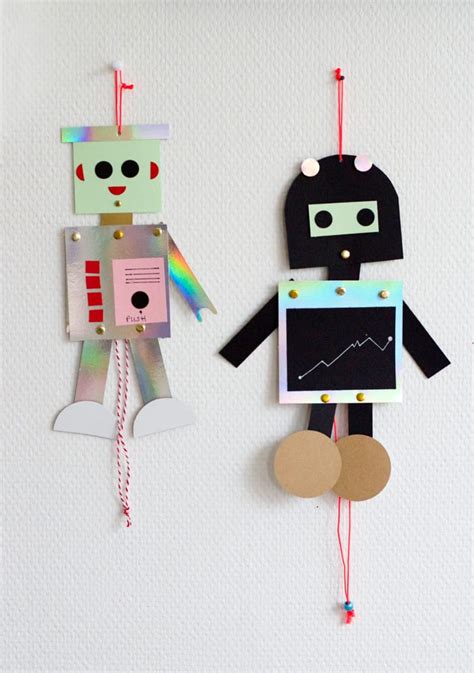 Make Cardboard Robot Puppets