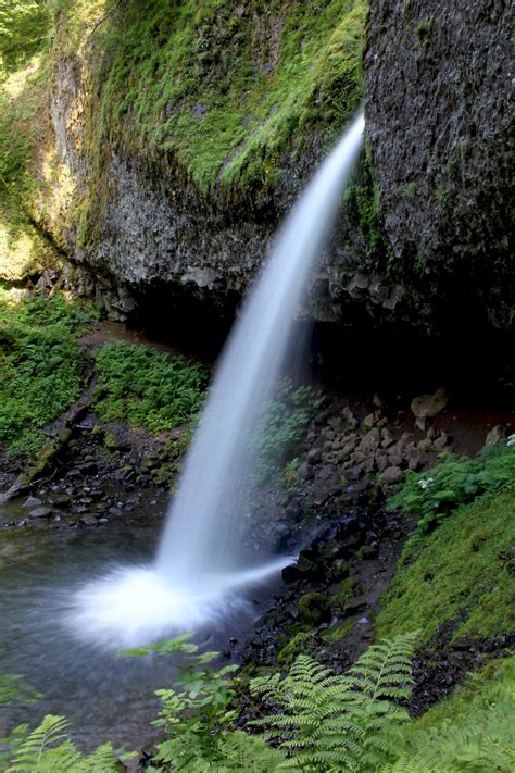 Ponytail Aka Upper Horsetail Falls Columbia Gorge Scenic Area