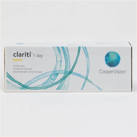 Clariti Day Toric Pack Deliver Contacts
