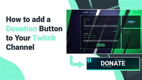 How To Add A Donation Button On Your Twitch Channel Youtube