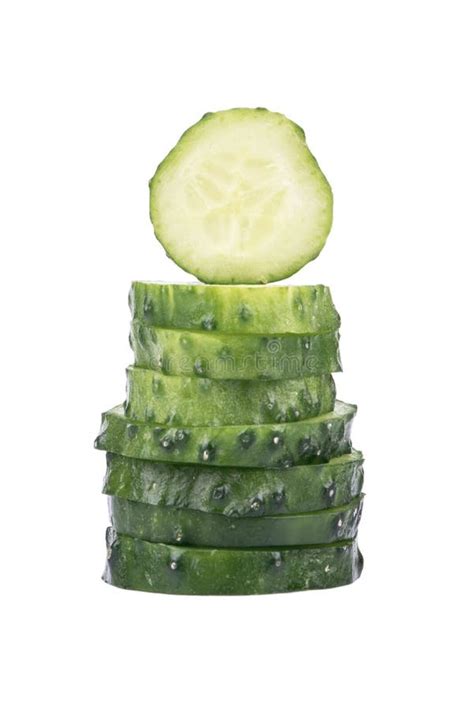 Sliced Cucumber Stock Photo Image Of Macro Close Organic 53664546