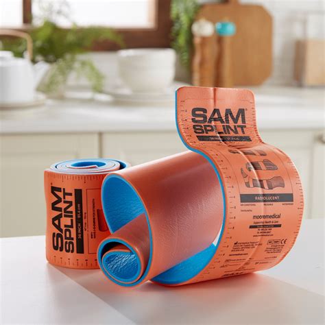 Mckesson Sam® Orangeblue Foamaluminum Moldable Splint 36 Inch