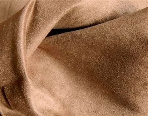 Soft Washable Microfiber Ultrasuede Fabric Mocha Brown