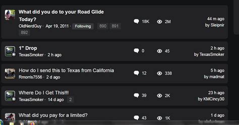 Weird Read Vs Unread Road Glide