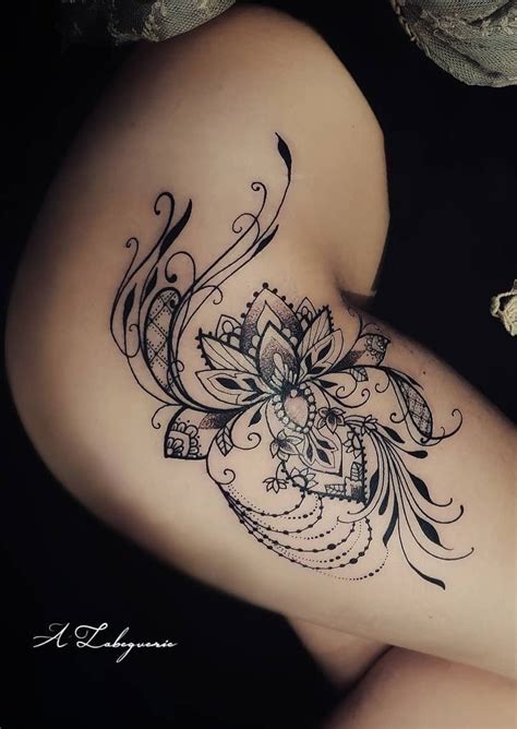 Beautiful Celebrate Femininity Lace Tattoos Youve Hip Tattoo