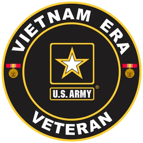Vietnam Era Veteran Military Vinyl Sticker Car Truck Window Decal Us