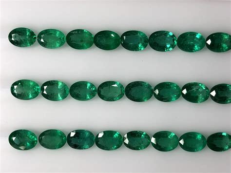 Certified 7x5mm Natural Emerald Faceted Oval Gemstone Loose Etsy Uk