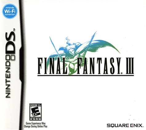 Final Fantasy Iii 2006 Box Cover Art Mobygames