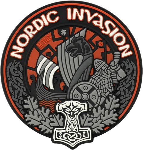 M Tac Nordic Invasion Tactical Morale Patch 3d Pvc Viking