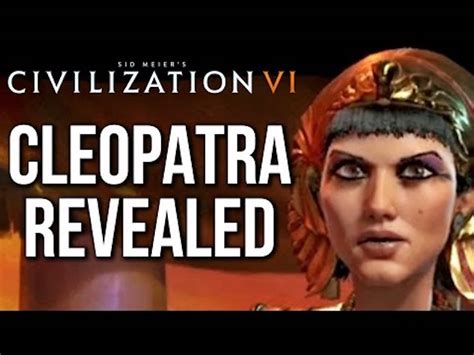 cleopatra leads egypt in civilization vi funky kit