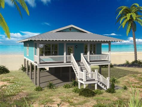 062h 0122 Beach House Plan Coastal House Plans Beach Cottage House