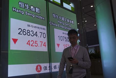 Hang Seng Closes Down More Than 400 Points The Standard
