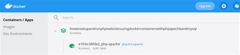 Php Websites Using Docker Containers With Php Apache And Mysql