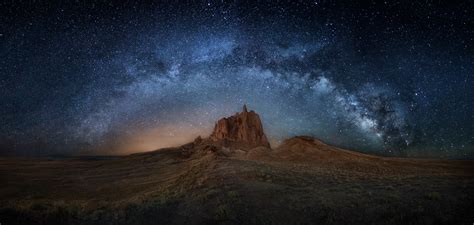 4320x7680 Resolution Rock Landscape At Milky Way Night 4320x7680