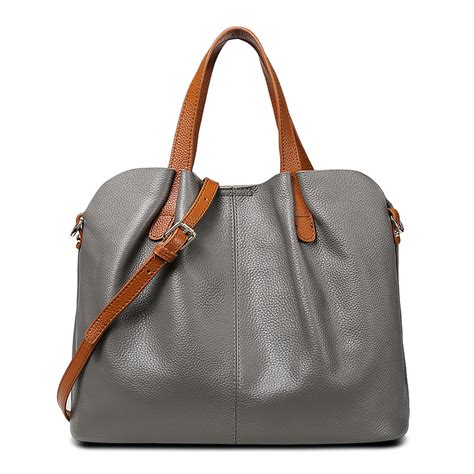 Full Grain Leather Tote For Women Luxury Handbags Designer Shoulder Bag Ladies Hand Bags