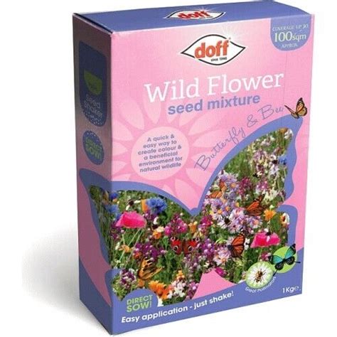 Wild Flower Seed Mixture 1kg Box Brs Garden Group