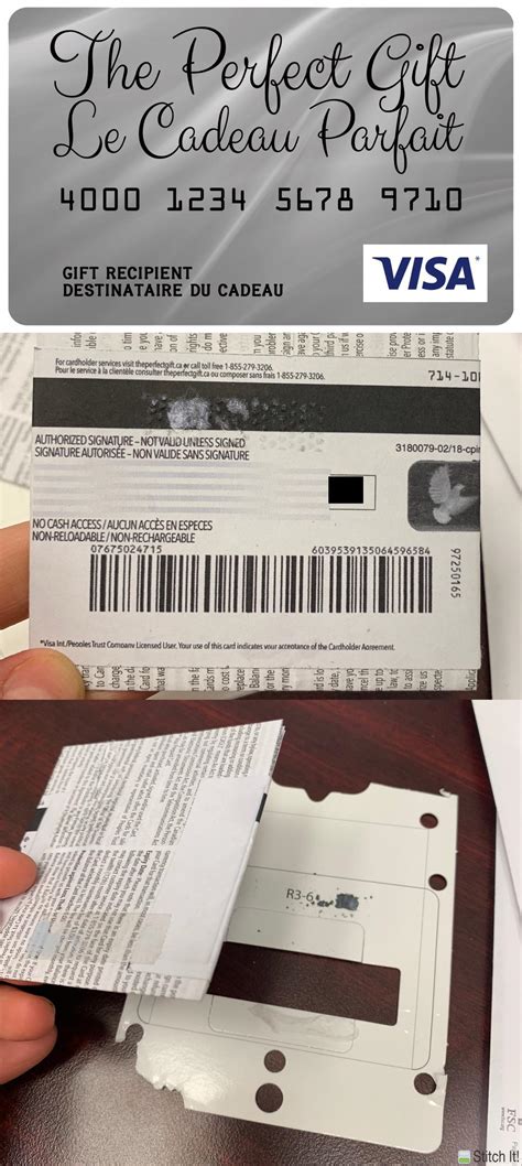 Maybe you would like to learn more about one of these? CHECK YOUR VISA PREPAID GIFT CARDS. Scammer is replacing the card with a photocopy of the serial ...