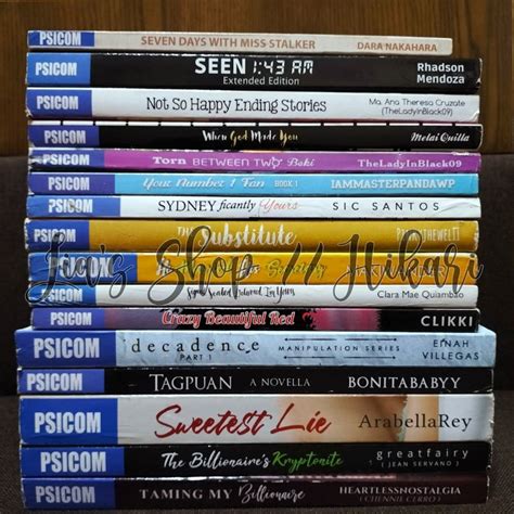 Psicom Wattpad Books Assorted Shopee Philippines