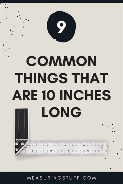9 Common Things That Are 10 Inches Long 5 Is Surprising Measuring