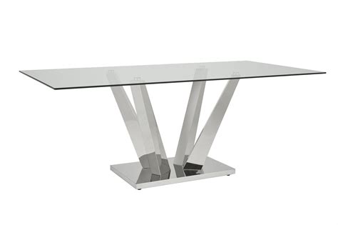 Modern Stainless Steel Dining Table Arrow Furniture