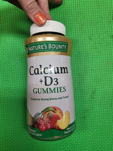 Nature's Bounty Calcium + D3 70ct. GUMMIES exp-4/2024 | eBay
