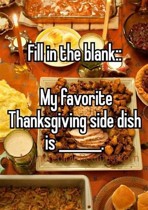 Happy Thanksgiving We Want To Hear From You Whats Your Favorite Side