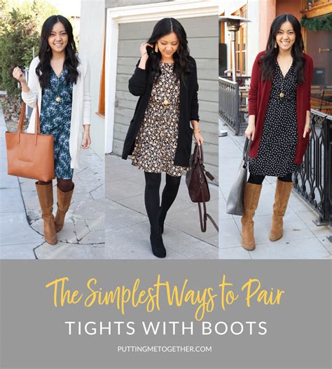 How To Pair Tights With Boots The Simplest Guidelines To Make It Easy