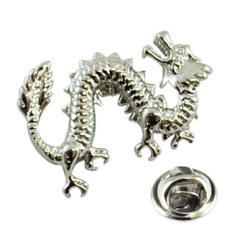 Chinese Dragon Lapel Pin Badge From Ties Planet Uk